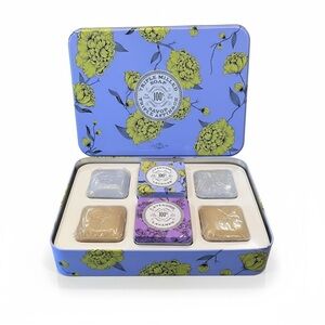 Floral Scented Soap Collection in Blue Tin